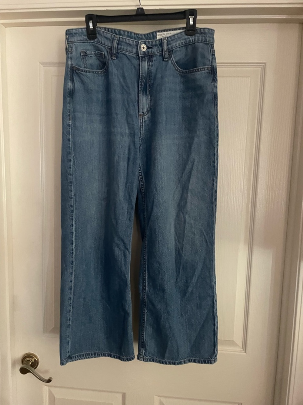 rag & bone Wide-Leg Jeans - Lori Mid-rise cropped - size 29